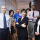 Klein, with his "friends and mentors" at Beacon Press.